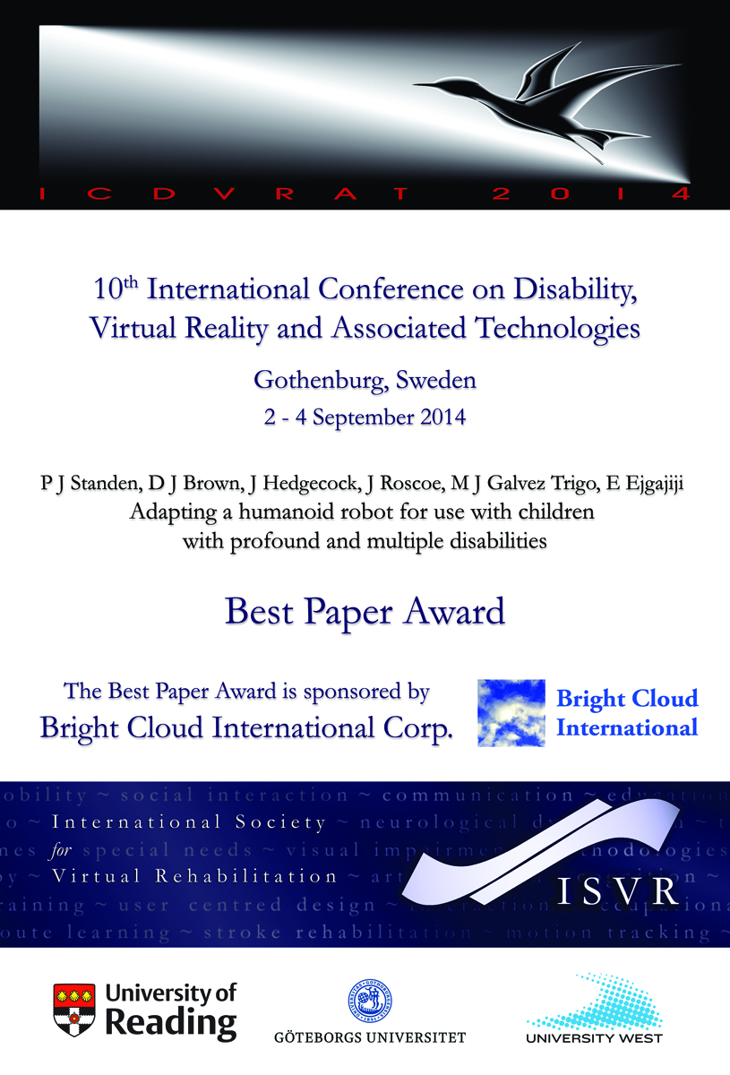 2014 Best Paper Certificate